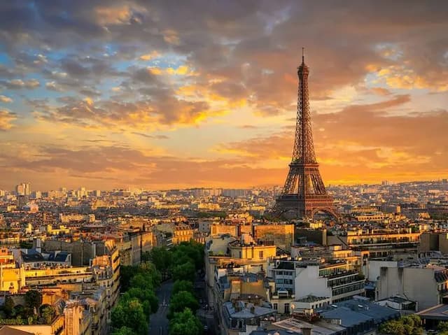 Paris, France - Popular tourist destination