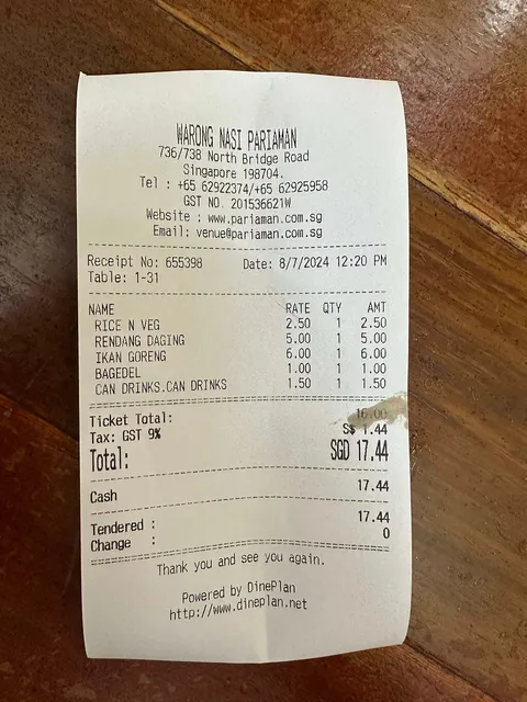 Warong Nasi Pariaman - Image 1